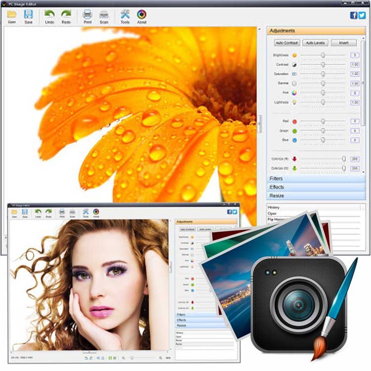 Alter 200 images in Photo editor
