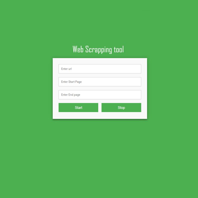 Web Scrapping Tool
