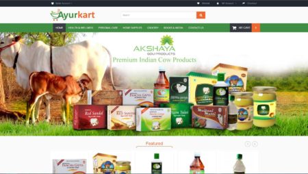 Opencart Website For Ayurkart