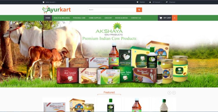 Opencart Website For Ayurkart