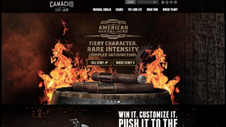 PHP Website For Camachocigars