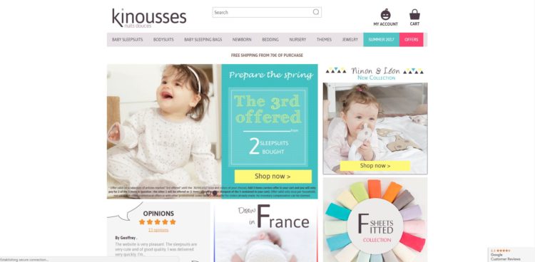 Prestashop Website For Baby Products