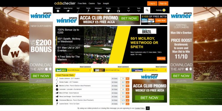 Betting Website For Oddschecker