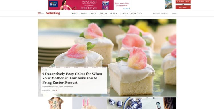 PHP Website For Southernliving